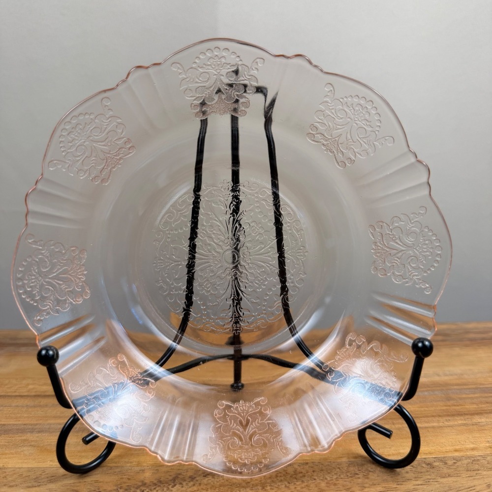 MacBeth-Evans Pink American Sweetheart Vintage 8.5" Depression Glass Bowl
